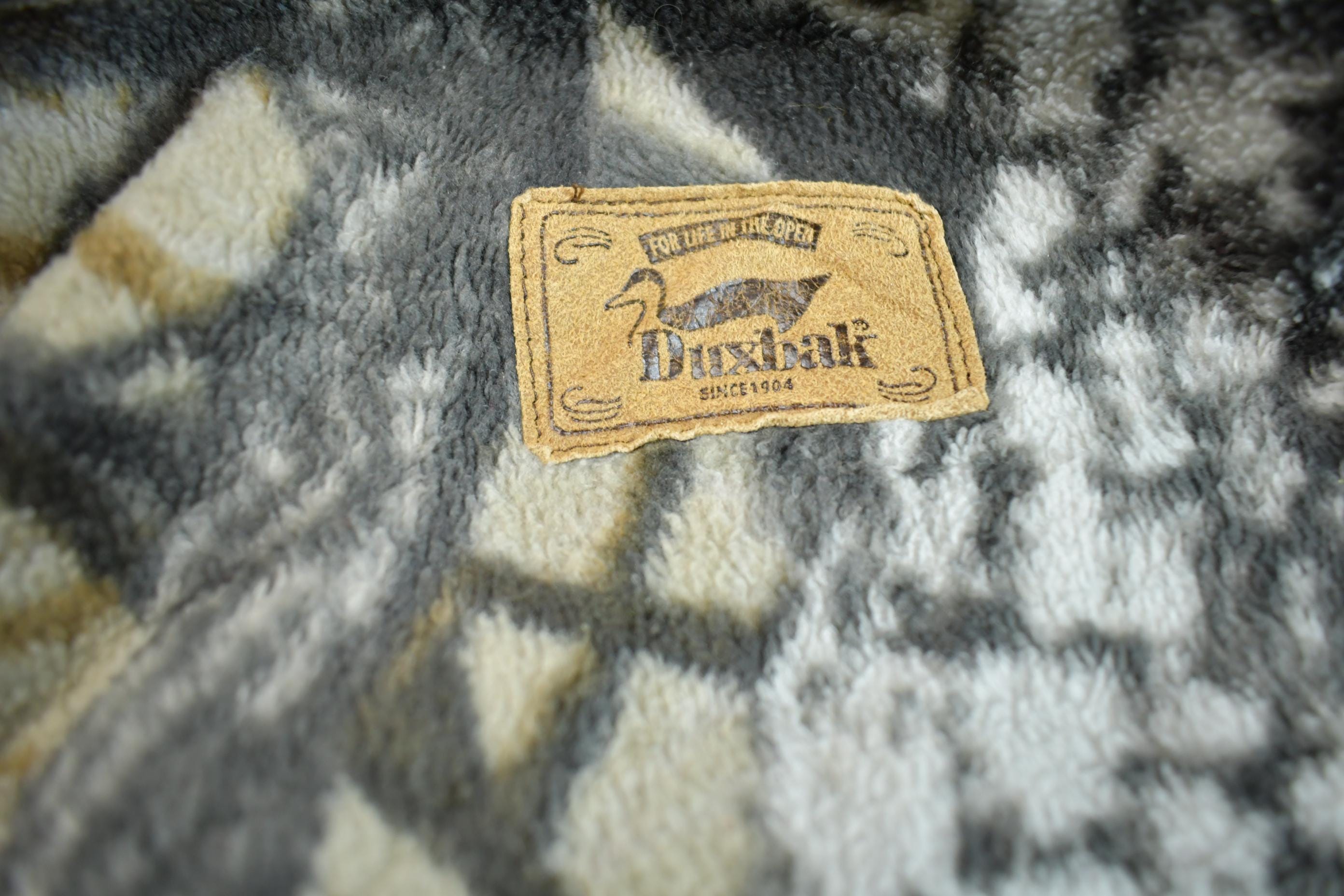 Vintage 1990s Duxbak Forest Camo Zip Up Hunting Jacket