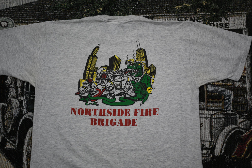 Vintage 1990s Northside Fire Brigade Graphic T Shirt