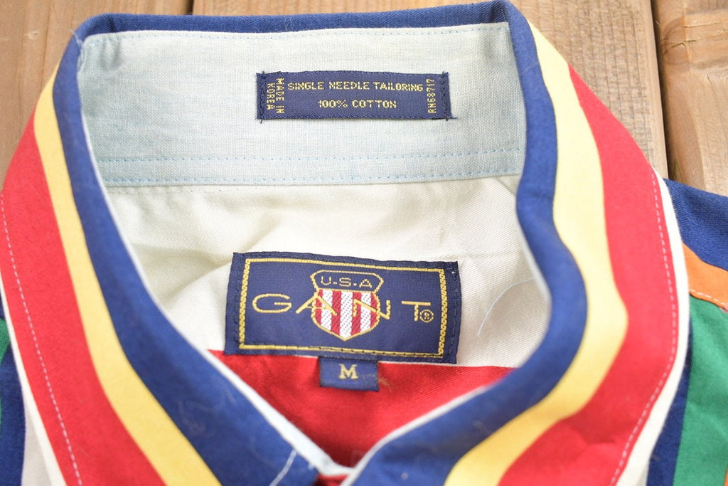 Vintage 1990s Gant USA Striped Button Up Shirt