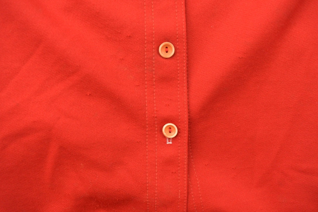 Vintage 1990s Red Button Up Shirt