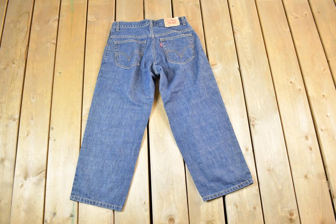 Vintage Youth Y2K Levi Strauss Red Tab 550 Denim Jeans Size 30 x 26