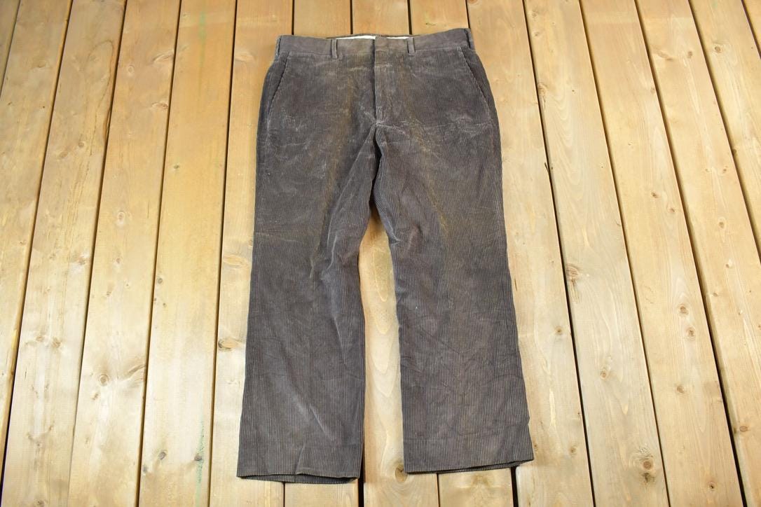 Vintage 1980s LL Bean Brown Corduroy Pants