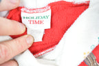 Vintage 1990s Teddy Bear Holiday Time Christmas Cute Crewneck Sweater