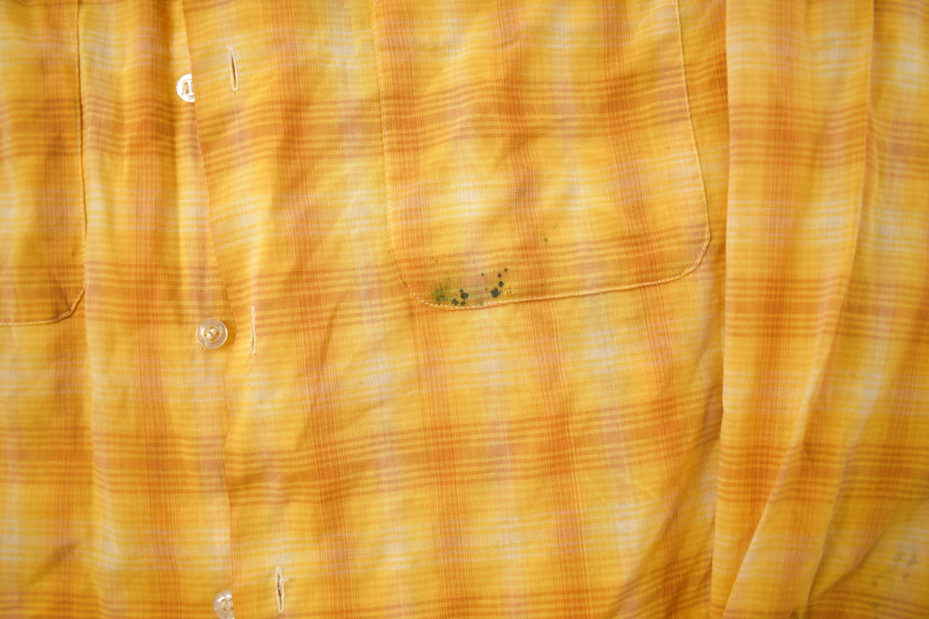 Vintage 1990s Sears Plaid Button Up Shirt