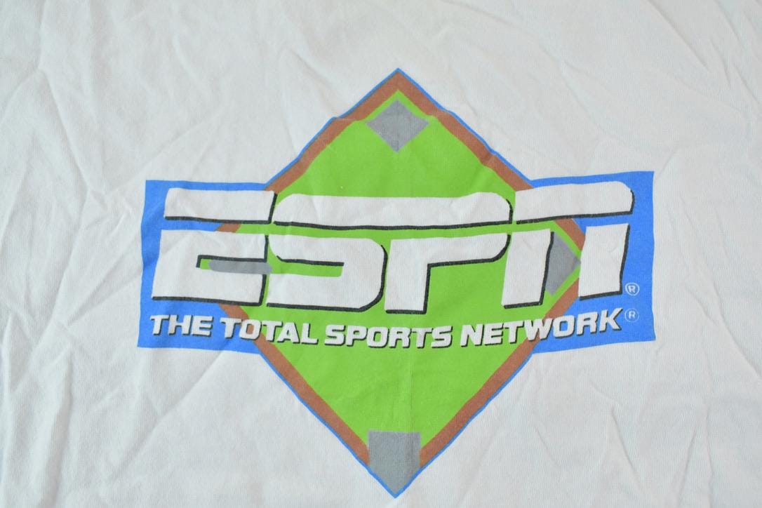 Vintage 1990s Espn Souvenir Single Stitch Graphic Print T-Shirt