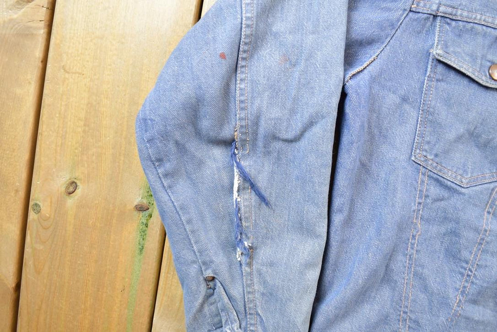 Vintage 1970s Genuine Roebucks Button Up Jean Jacket