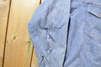Vintage 1970s Genuine Roebucks Button Up Jean Jacket