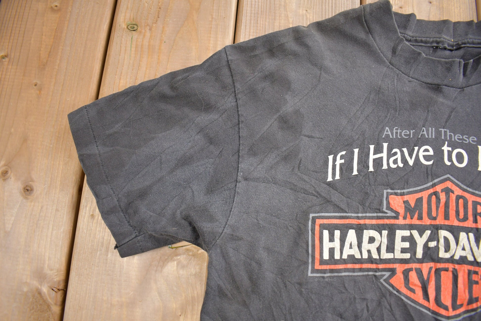 Vintage 1983 Harley Davidson Keystone Indianpolis T-Shirt / Single Stitch / Made In USA / Biker Tee / Souvenir T Shirt