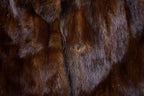 Vintage 1980's Joseph's Fur Salon Leather Paneled Chestnut Mink Fur Coat