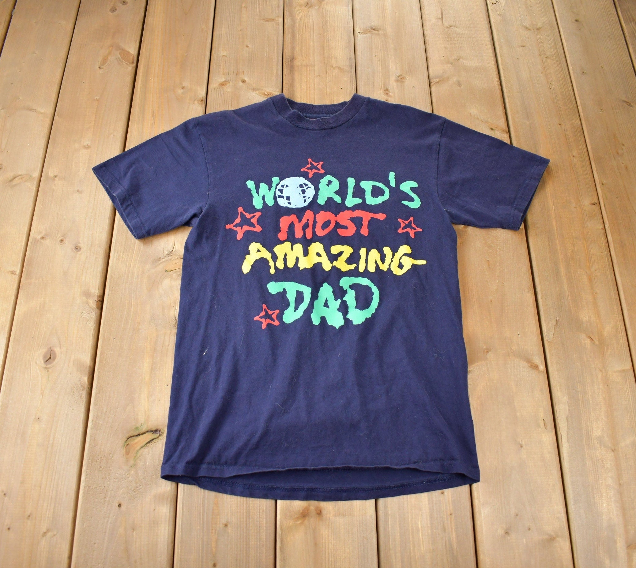 Vintage 1990s Worlds Most Amazing Dad T Shirt