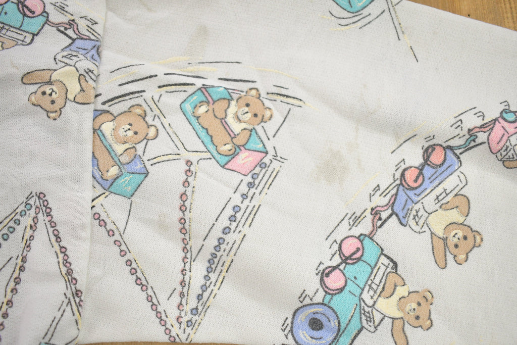 Vintage 1990s Pastel Teddy Bear Crewneck Sweater