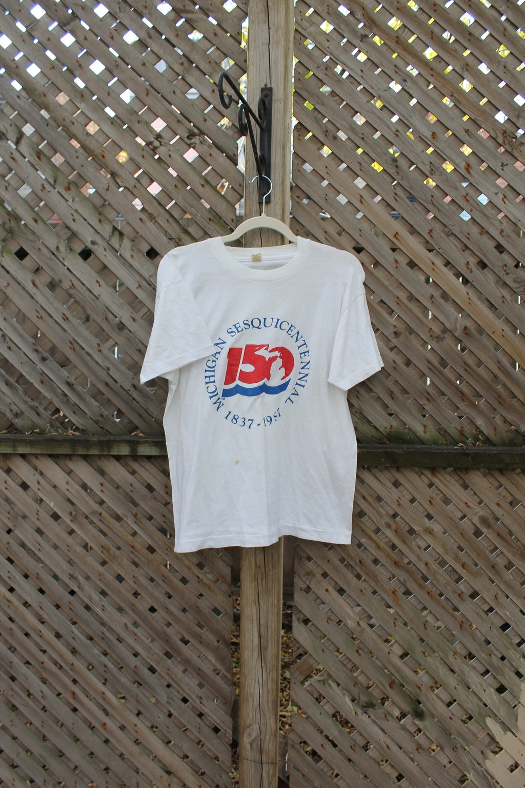 Vintage 1987 Michigan Sesquicentennial Graphic T Shirt