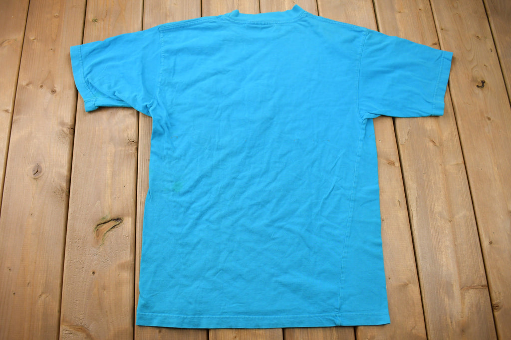 Vintage 1990s Fantasia Mickey Mouse Disney Embroidered Pocket T-Shirt