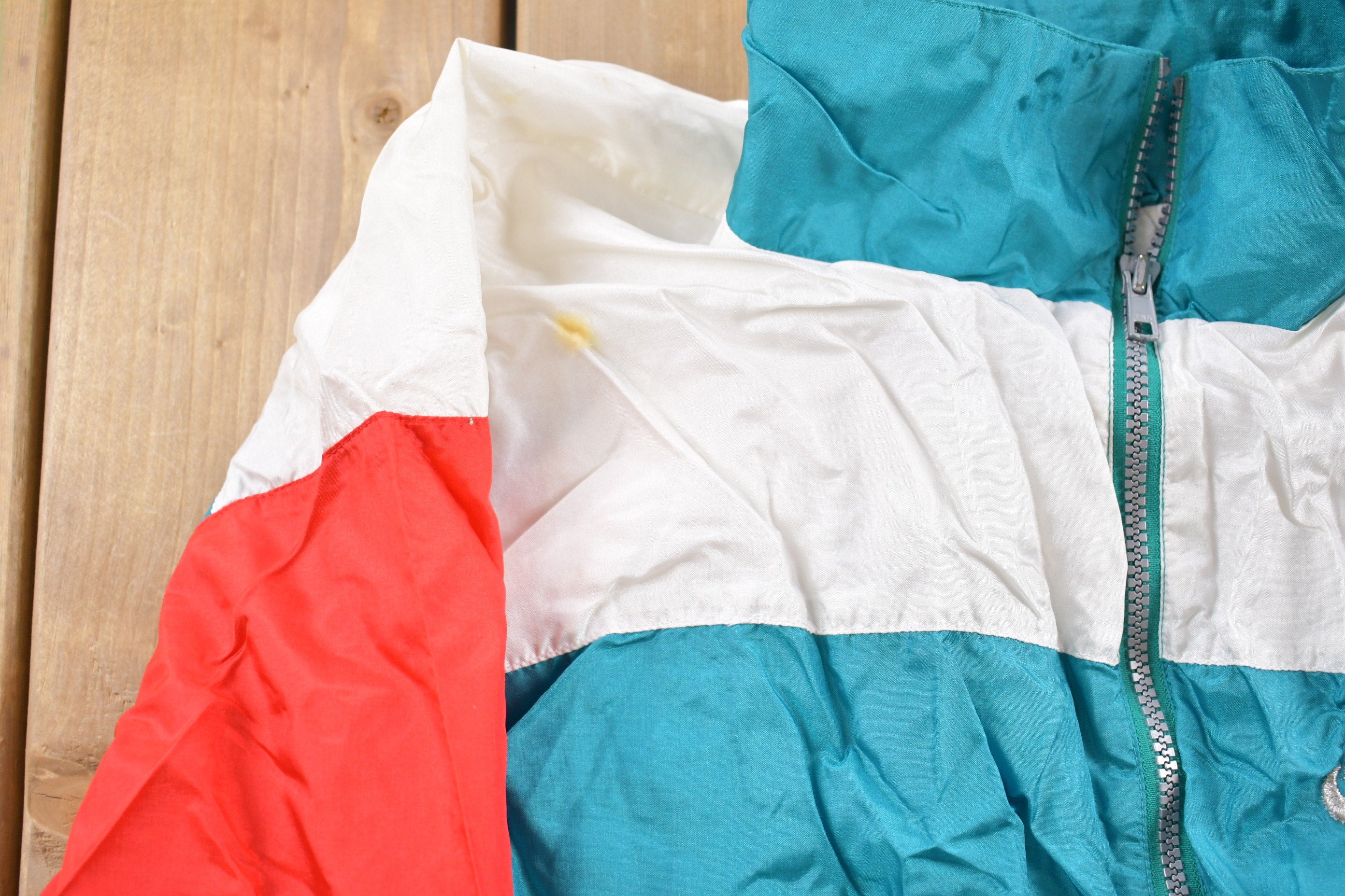 Vintage 1980s Nike Color Block Windbreaker Jacket