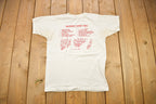 Vintage 1980s Lockhart Racing "Reasons I Didn't Win" Street Bike Graphic T Shirt