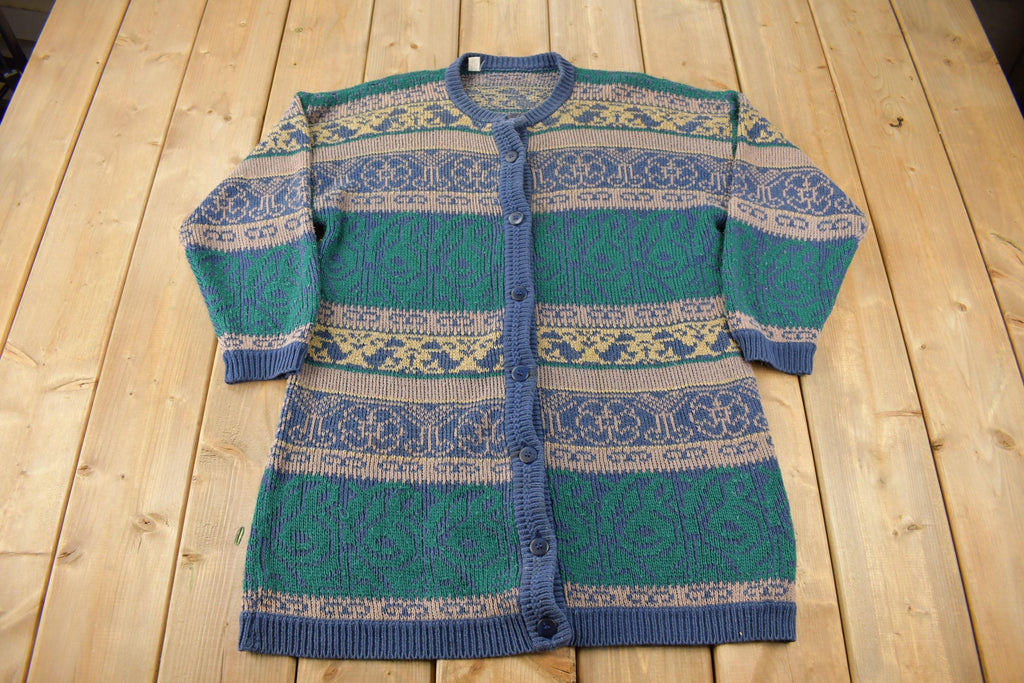 Vintage 1990s Knit Cardigan Sweater