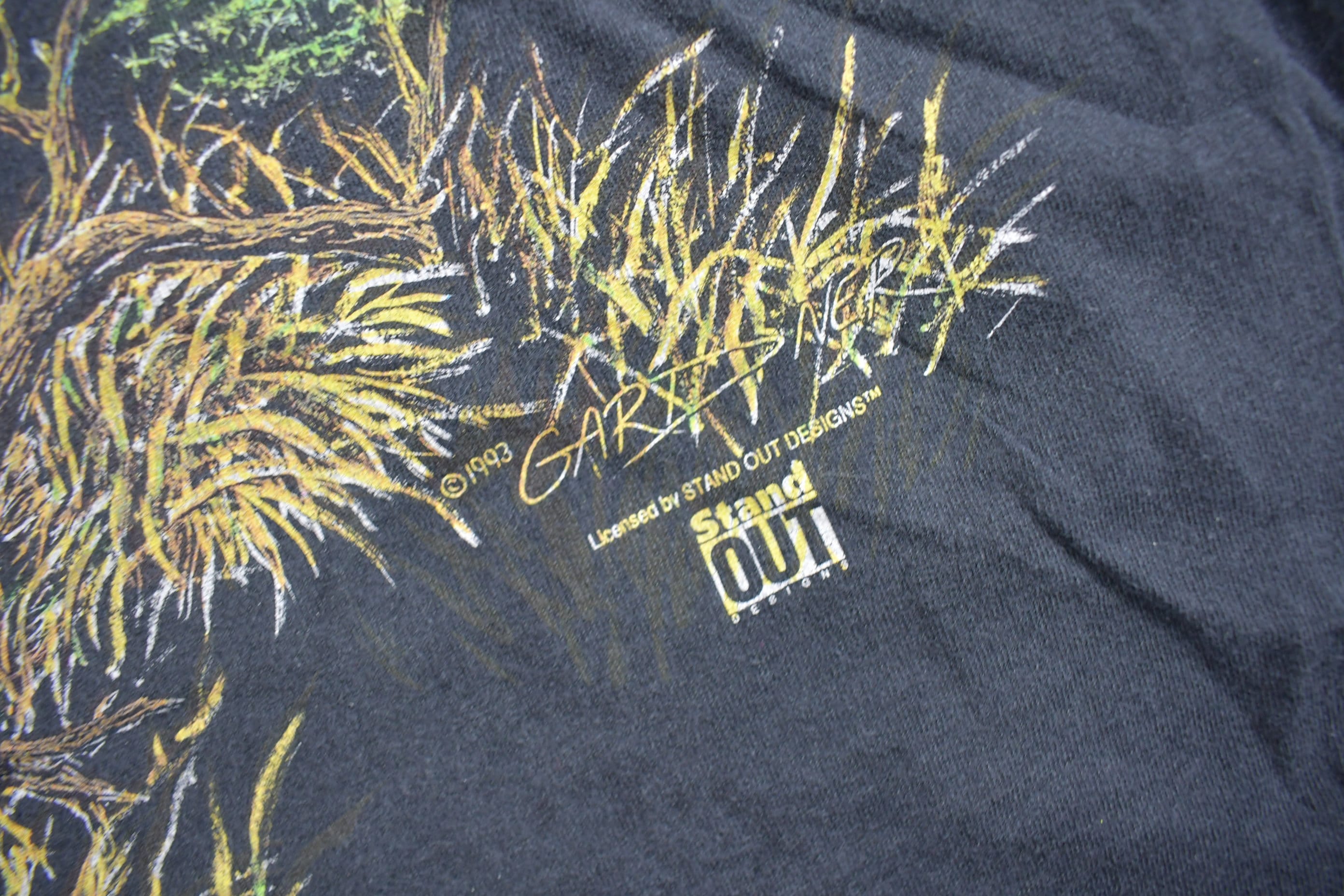 Vintage 1993 African Lion Safari Theme Graphic T-Shirt