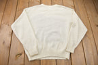 Vintage 1990s Southern Lady Flowers Tuba Knitted Sweater