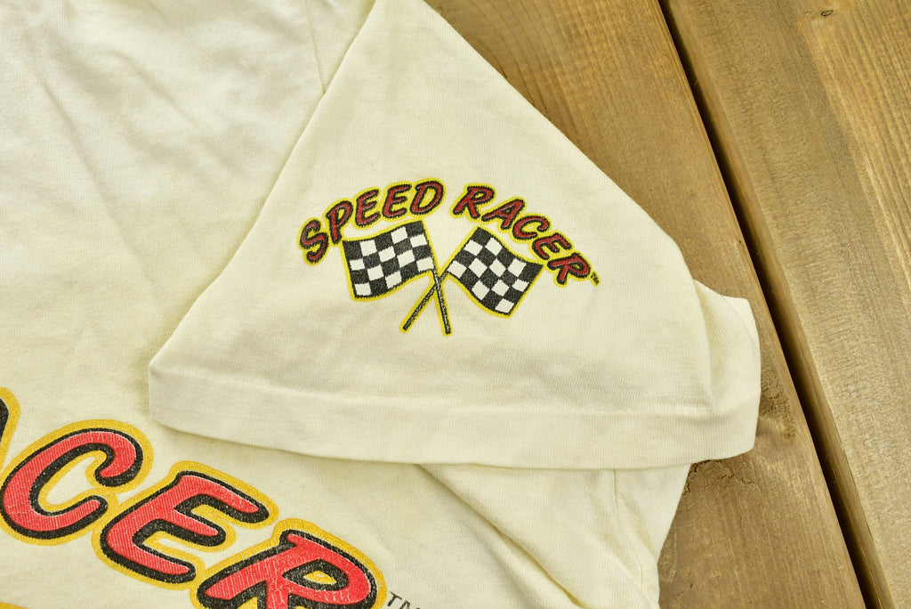 Vintage 1992 Speed Racer Cartoon Anime Graphic T-Shirt