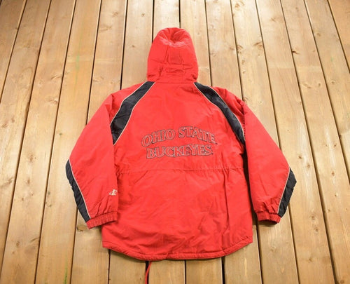 Vintage 1990s Logo Athletic Ohio State Buckeyes Winter Jacket / Outdoorsman / 90s Jacket / Streetwear / Sportswear / NCAA