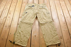 Vintage 1990s Sonoma Convertible Pants Size 36 x 30.5