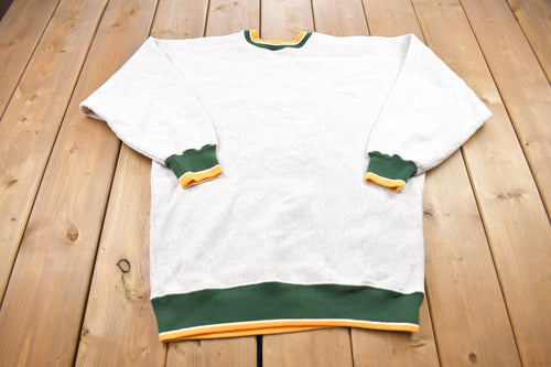 Vintage 1990s Packers Big Spell Out Crewneck Sweatshirt
