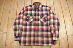 Vintage 1980s Woodland Lined Button Up Wool Shirt