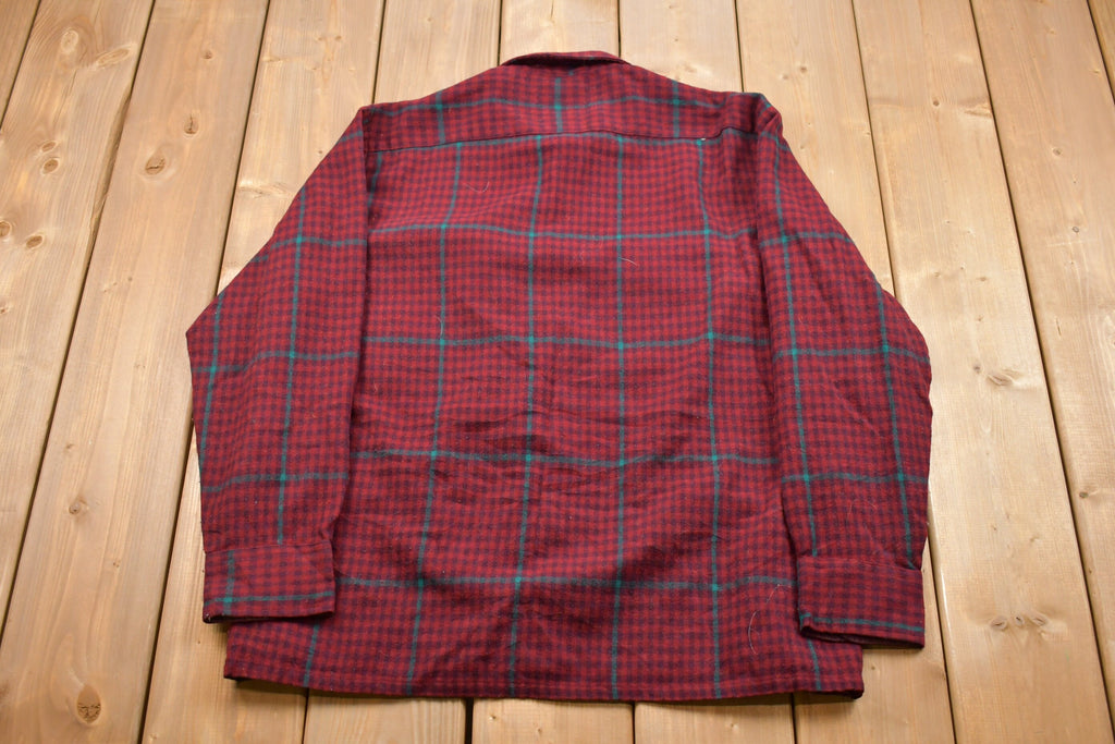 Vintage 1990s Backpacker Plaid Button Up Shirt