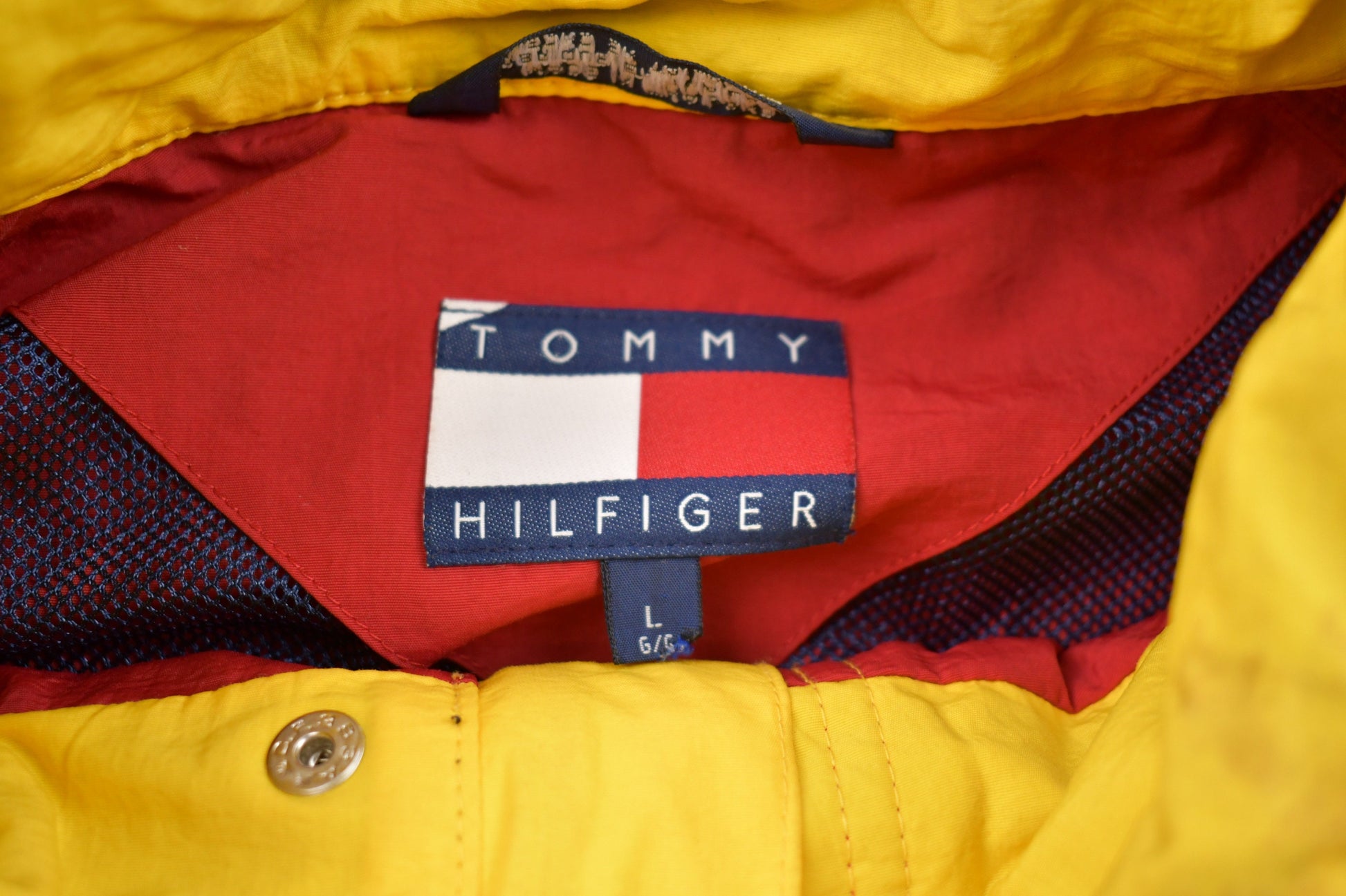 Vintage 1990s Tommy Hilfiger Windbreaker Jacket