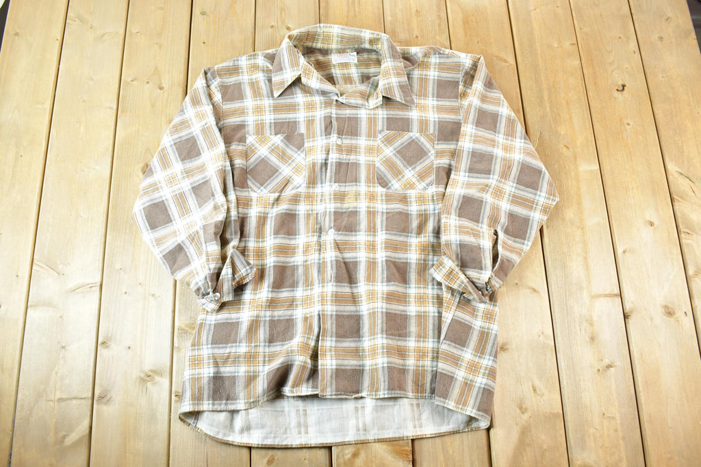 Vintage 1970s Big Donlin Button Up Shirt Men's XL