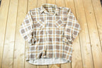 Vintage 1970s Big Donlin Button Up Shirt Men's XL