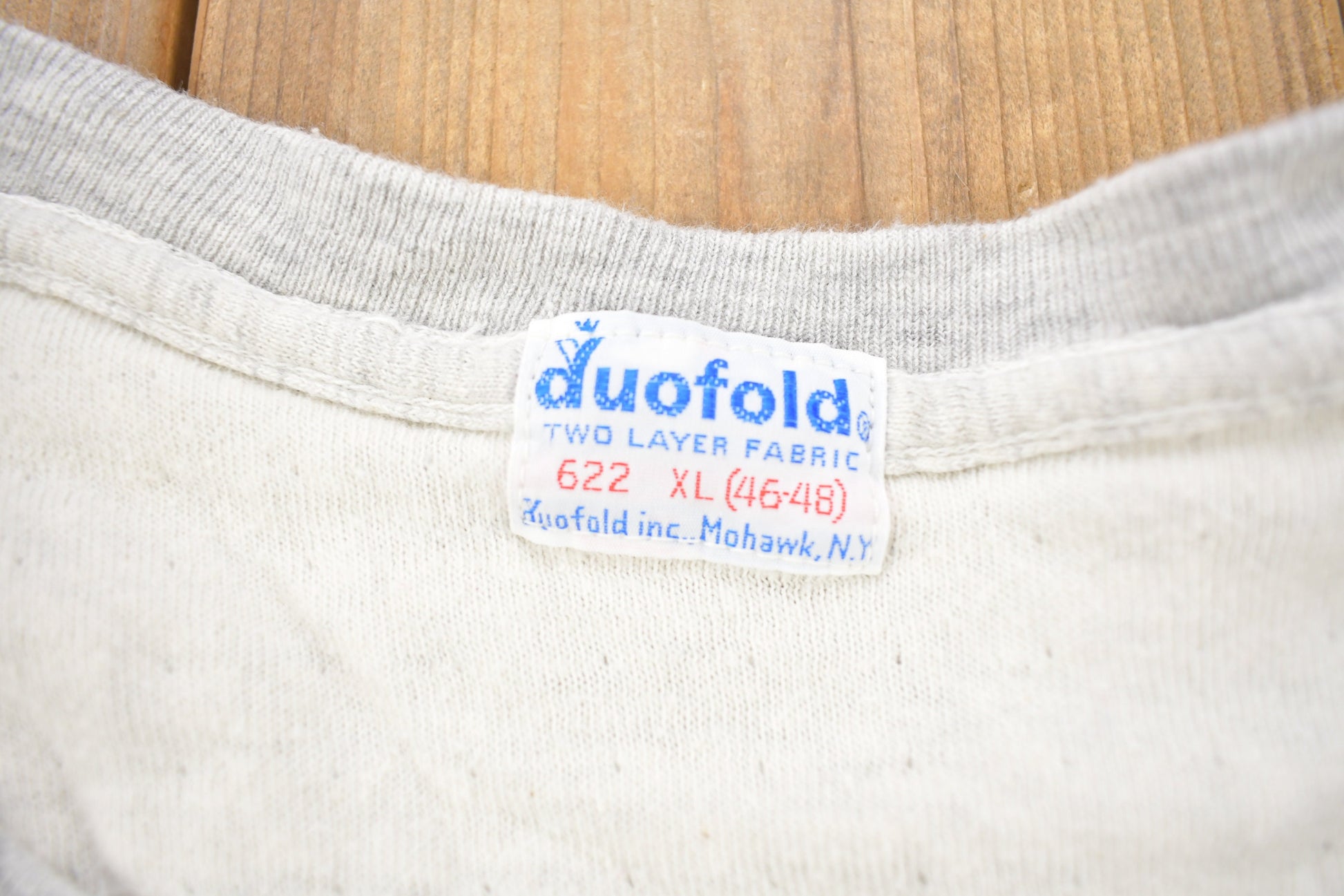 Vintage 1990s Duofold Crewneck Sweatshirt  90s Crewneck  Made In USA  Essential  Streetwear  1990s  Basics  Size Large