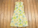 Vintage 1960s Floral Sleeveless Dress
