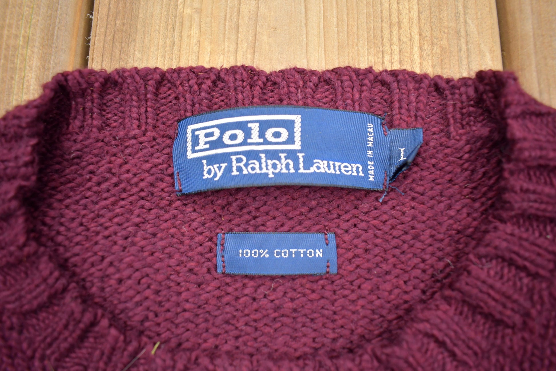 Vintage 1990s POLO Ralph Lauren Knit Sweater