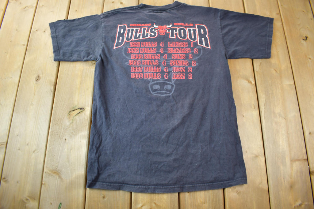 Vintage 1998 NBA Chicago Bulls Champions Graphic T-Shirt