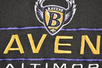 Vintage 1990s Logo 7 Baltimore Ravens Crewneck Sweatshirt Men's L XL / 90s NFL Football / Sportswear / Gridiron / Super Bowl