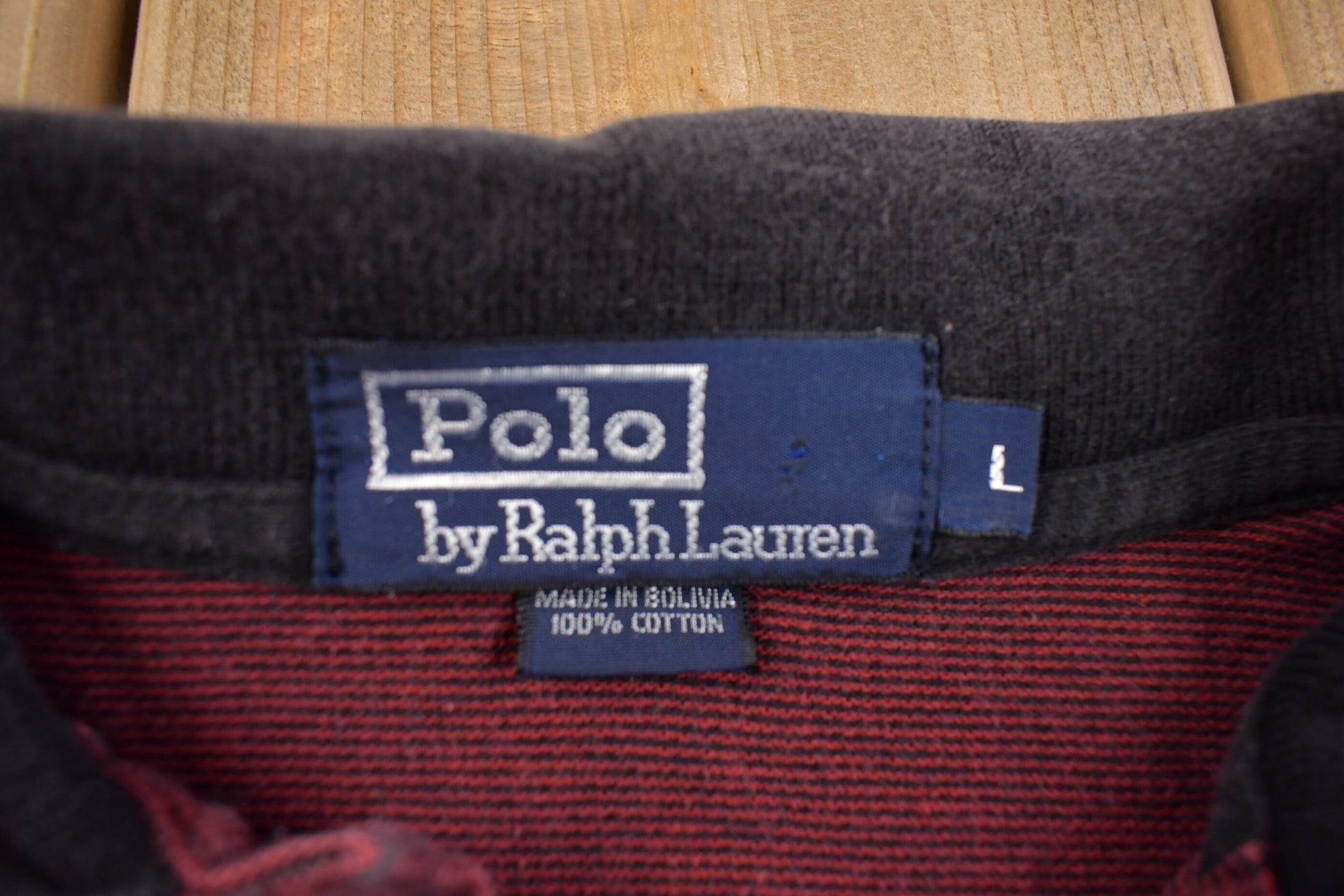 Vintage 1990s Polo Ralph Lauren Rugby Sweatshirt Size L