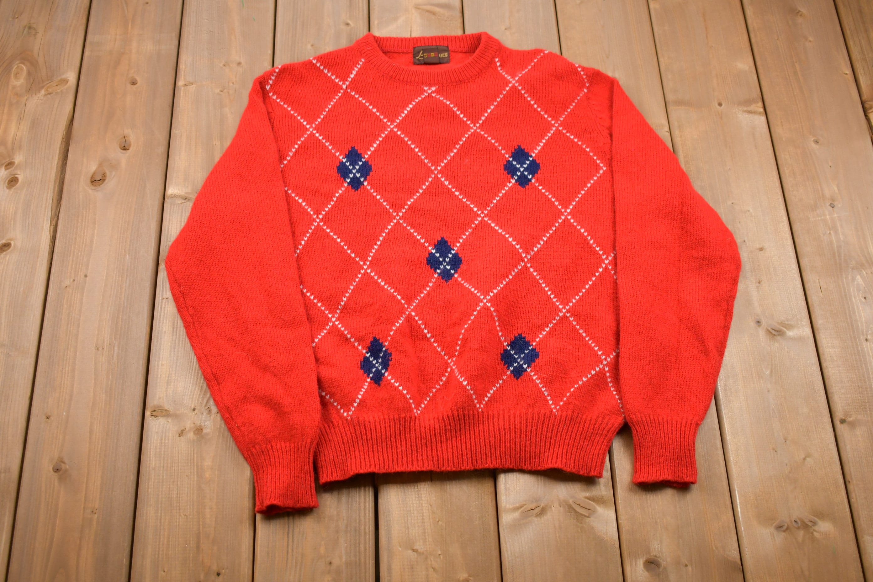 Vintage 1990s B Jacques Knitted Wool Sweater