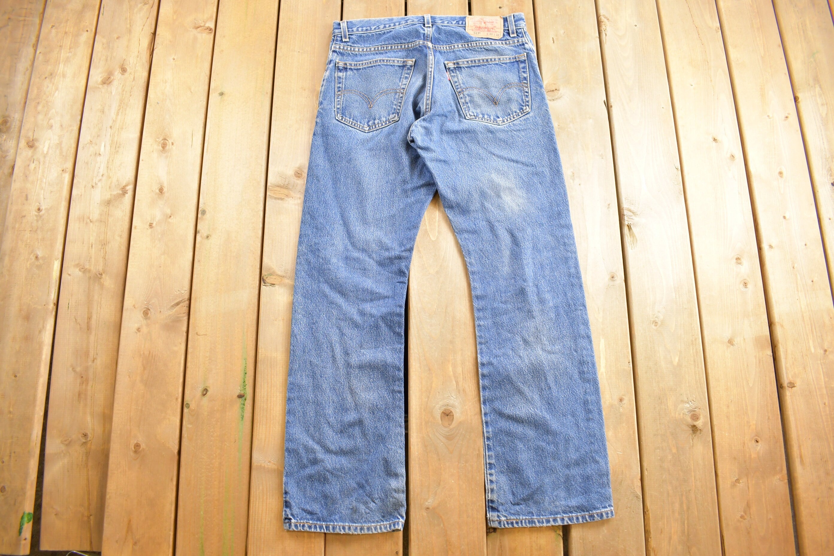Vintage 1990s Levi's 517 Boot Cut Jeans Size 33 x 31.5