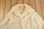 Vintage 1980s Sears Faux Fur Coat