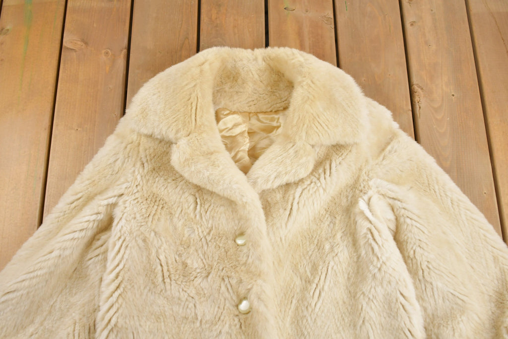 Vintage 1980s Sears Faux Fur Coat
