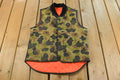 Vintage 1970s Duck Camo Hi Vis Vest Puffer Jacket Men's Medium /