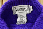 Vintage Santoria Mock Neck Knitted Sweater