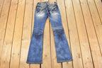Vintage Deadstock Y2K Miss Me Bedazzled Low Rise Jeans Women's Size 26x31