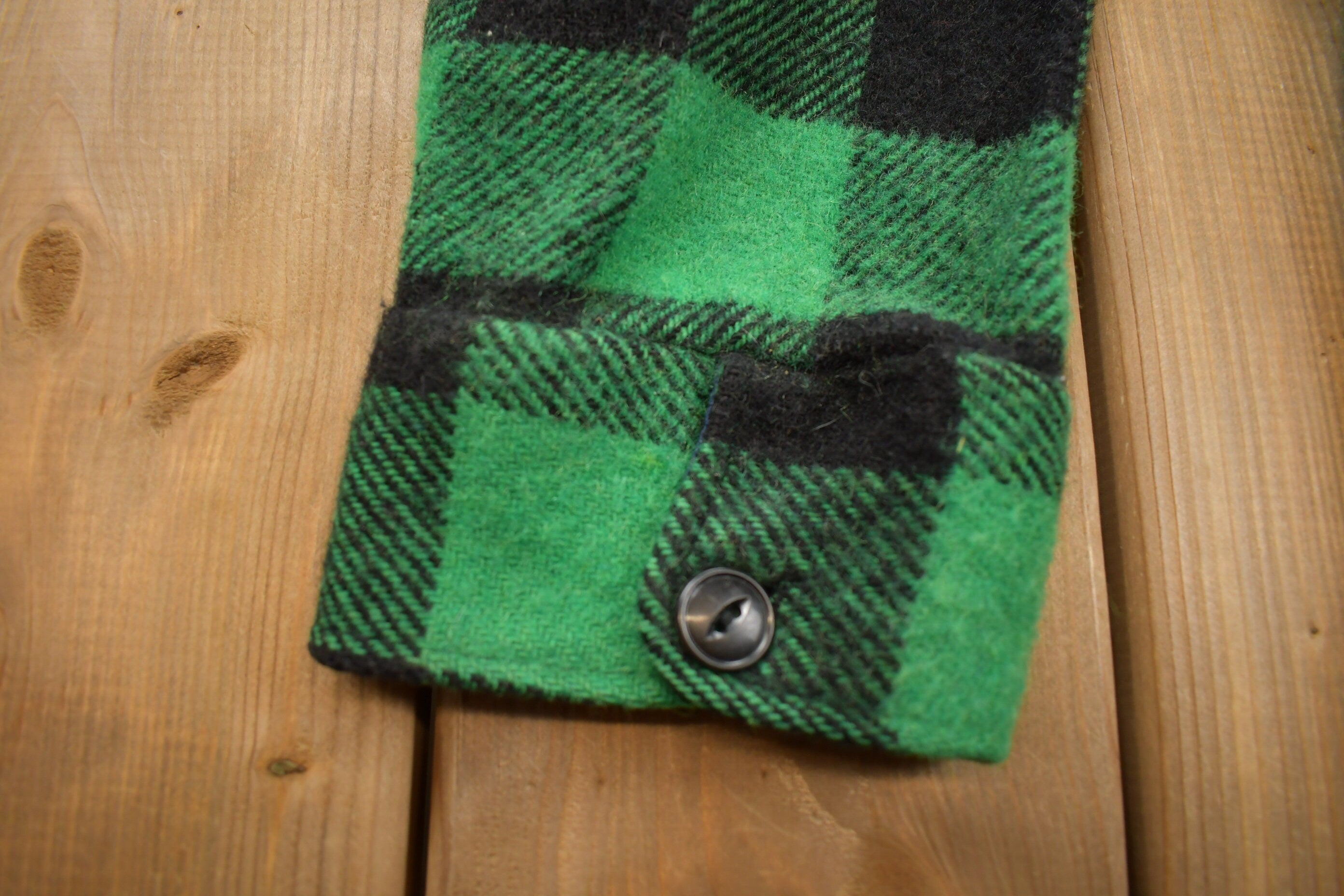 Vintage 1980s Regent Plaid Button Up Jacket