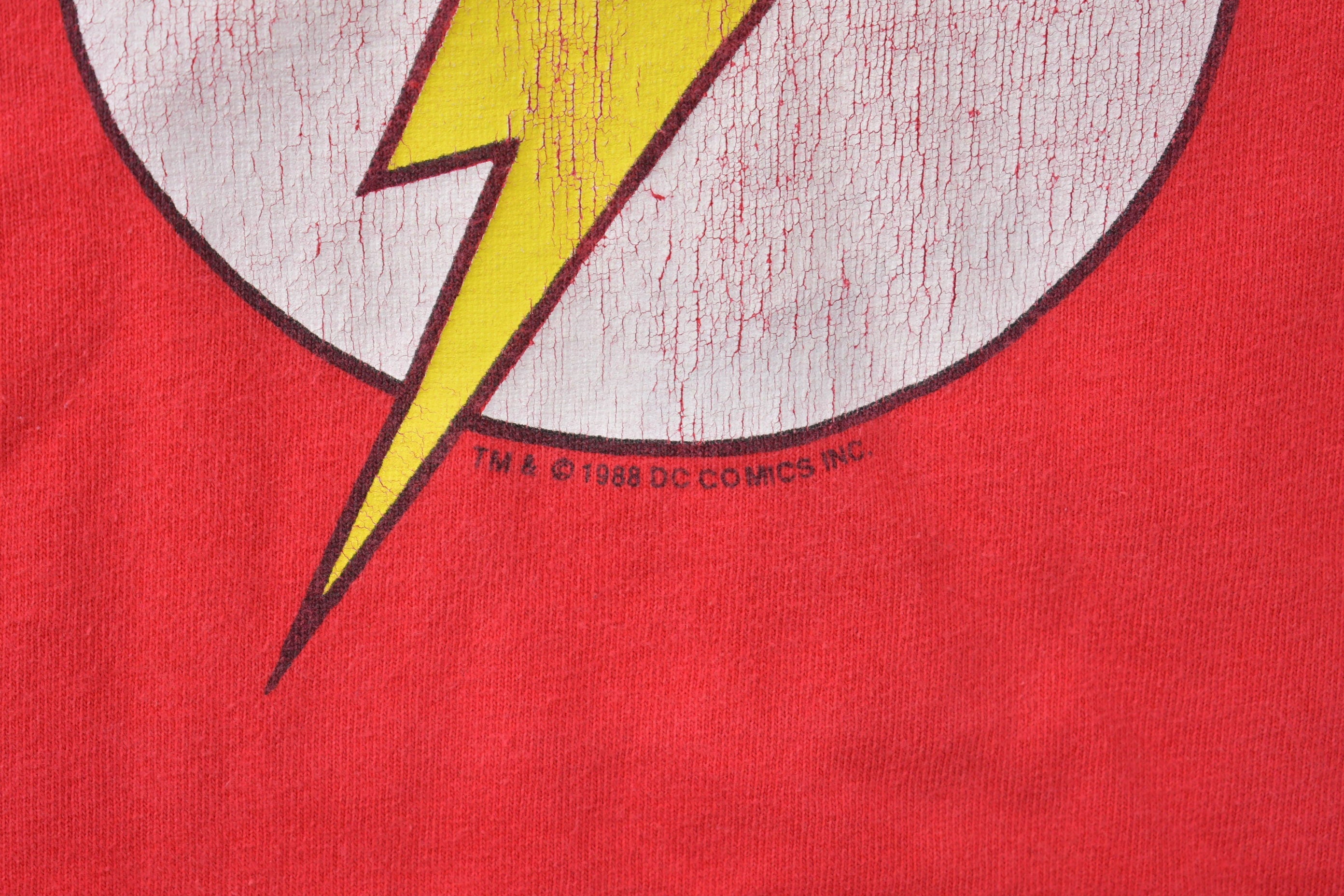 Vintage 1990s The Flash DC Comics Single Stitch T-Shirt