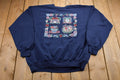 Vintage 1990s Heart & Home Picnic Basket Crewneck