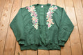 Vintage 1990s Homemade Cardigan Christmas Crewneck