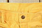 Vintage 1960s Yellow Bell Bottom Jeans