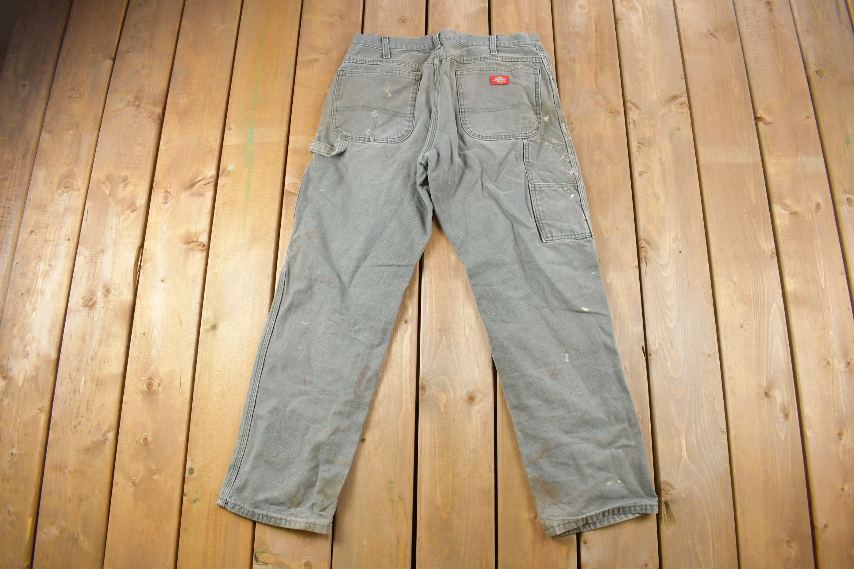 Vintage 1990s Dickies Distressed Painter Cargo Pants 32 x 30  Hype Vintage  Workwear  American Vintage  Streetwear Fashion